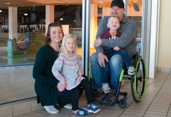 Karla and Vince with their two children