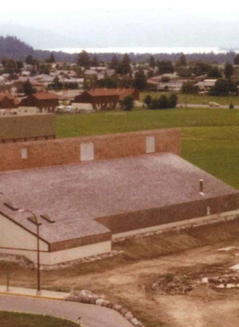 Arial view of Athan's aquatic centre 1981