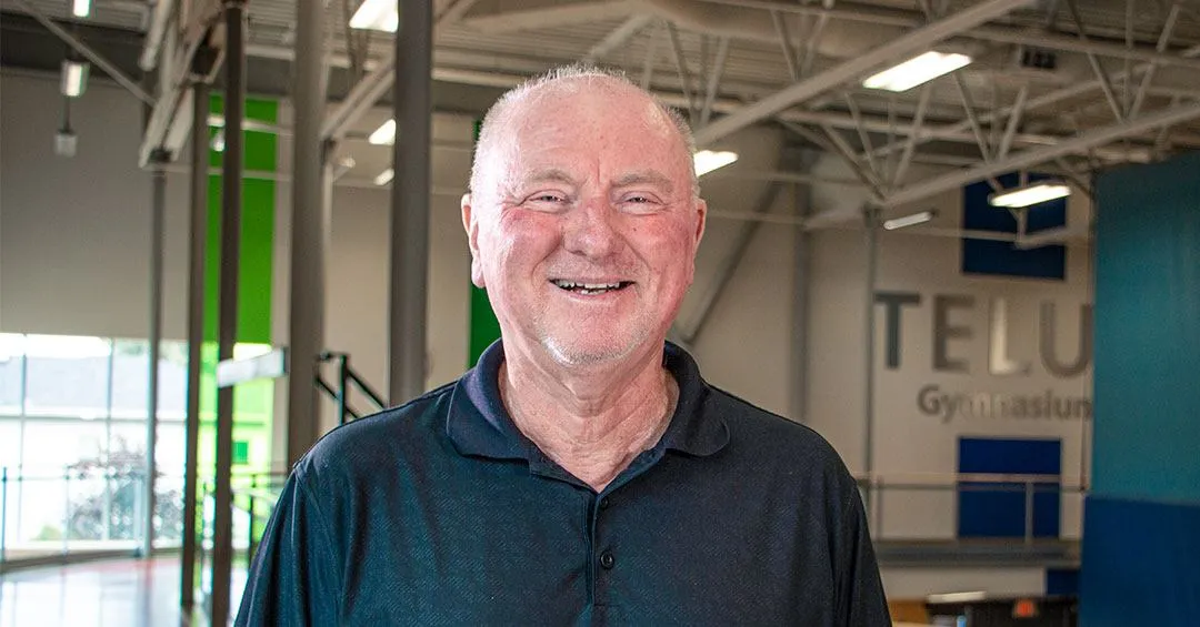 Thomas McFarlane, donor, at Kelowna Family YMCA